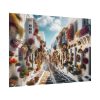 92408-617.jpg Greek Street With Flowers Poster