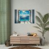 View of the Sea From the Window in Greece Poster