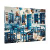 Blue Tavern in Greece Poster