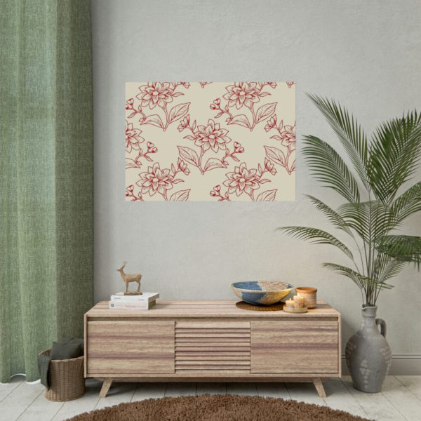 92408-63.jpg Floral Botanical Pattern Poster