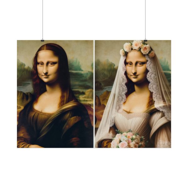 92408-641.jpg Mona Lisa Reimagined as a Bride Poster