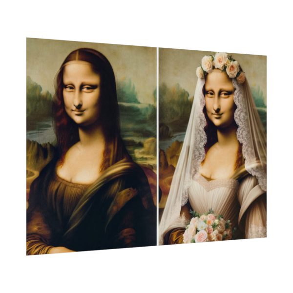 92408-642.jpg Mona Lisa Reimagined as a Bride Poster