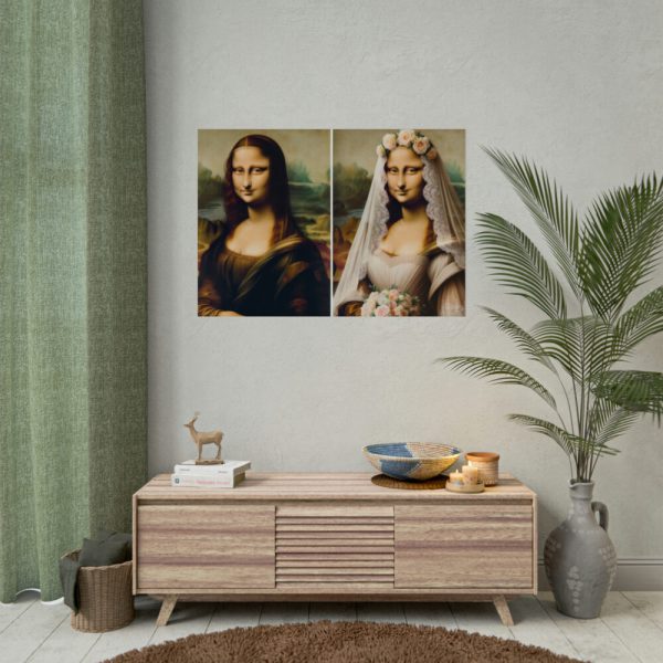92408-643.jpg Mona Lisa Reimagined as a Bride Poster