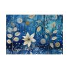 Blue Floral Seamless Pattern Poster