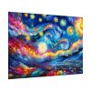 92408-672.jpg Dynamic and Vibrant Starry Sky Poster