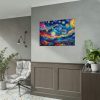 92408-674.jpg Dynamic and Vibrant Starry Sky Poster