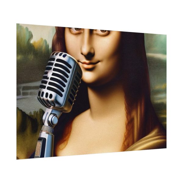 92408-677.jpg Mona Lisa Reimagined as a Singer Poster