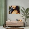 92408-678.jpg Mona Lisa Reimagined as a Singer Poster