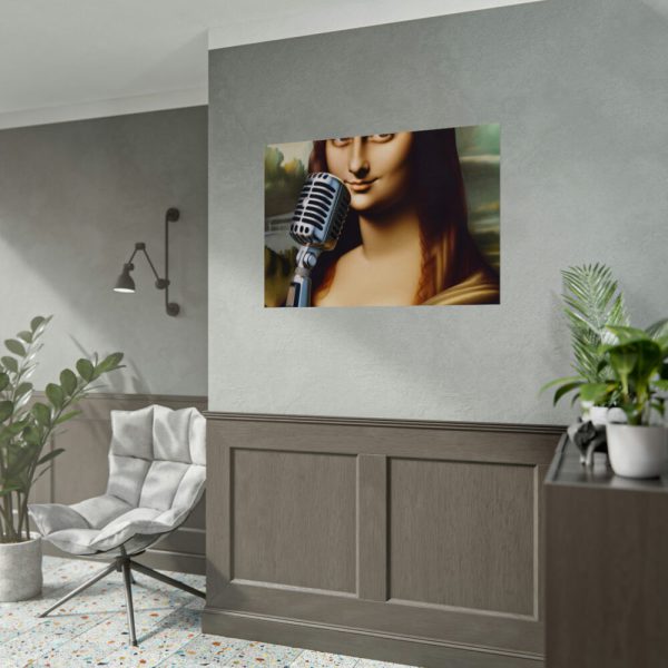 92408-679.jpg Mona Lisa Reimagined as a Singer Poster