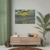 92408-83.jpg Convey of Birds are Flying Duing Sunset Poster