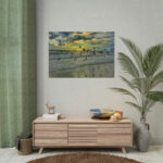 Convey of Birds are Flying Duing Sunset Poster - Image 4