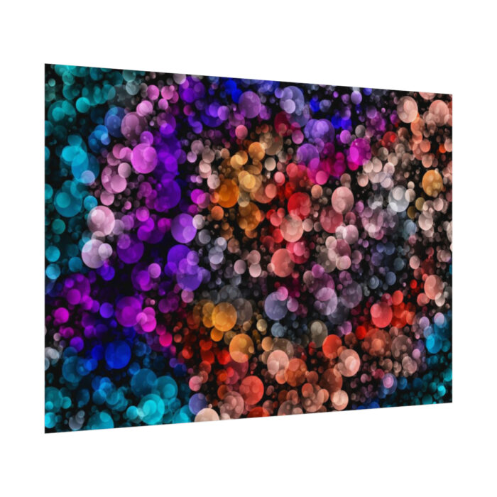 Bokeh Background Lights Texture Poster - Image 3