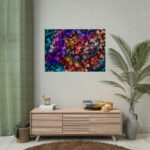 Bokeh Background Lights Texture Poster - Image 4