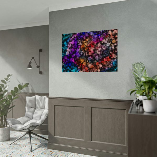 Bokeh Background Lights Texture Poster