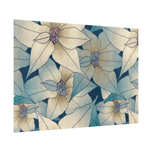 92409-102.jpg Blue Floral Pattern Poster