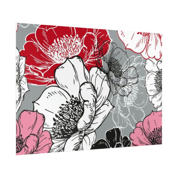 92409-112.jpg Large Poppy Flower Heads Poster