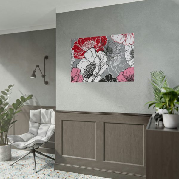 92409-114.jpg Large Poppy Flower Heads Poster