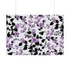 92409-116.jpg Purple Floral Pattern Poster