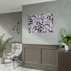92409-119.jpg Purple Floral Pattern Poster