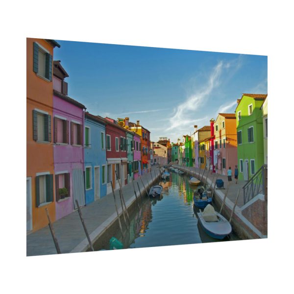 92409-12.jpg Free Case Colorate Burano in Venice Poster