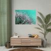 92409-138.jpg Water Droplets Dandelion Seeds Poster