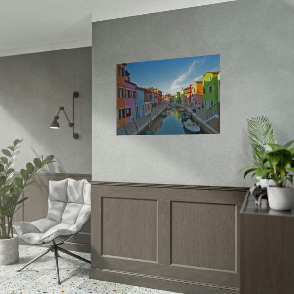 92409-14.jpg Free Case Colorate Burano in Venice Poster