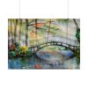 92409-146.jpg Bridge Over River Poster