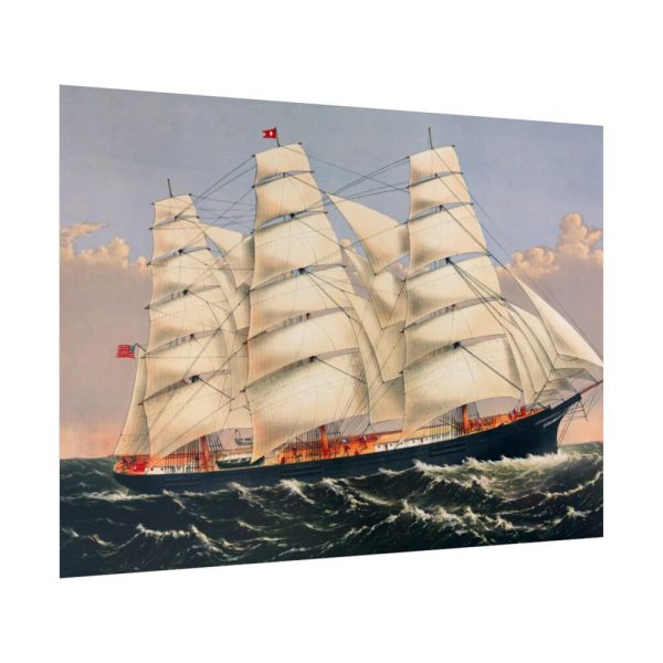 92409-187.jpg Clipper Ship Three Brothers Poster