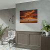 Orange Scenery With Beautiful Tree Poster