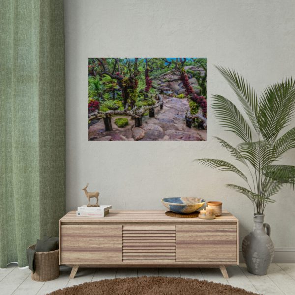 Botanical Garden Trees Poster