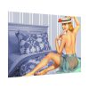 92409-247.jpg Pin-up Girl On Bed Poster