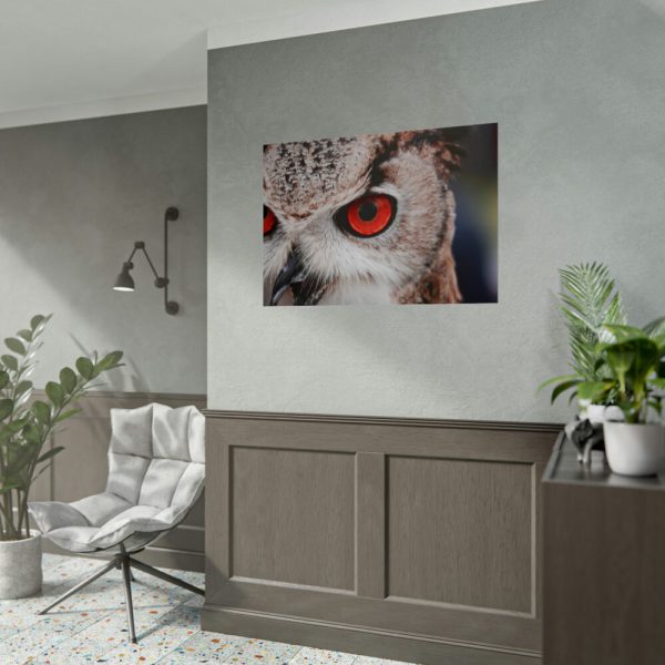 92409-254.jpg An Owl With Red Eyes Poster