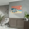 92409-284.jpg Camper Van, Surfboard, Beach Poster