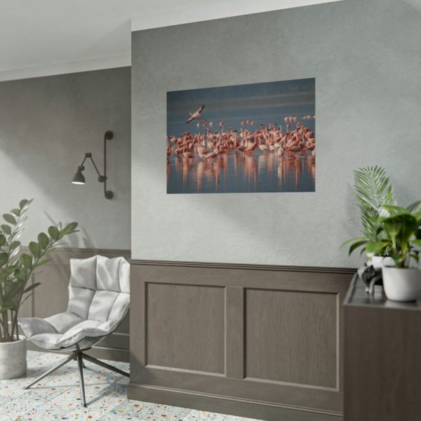 92409-294.jpg Flamingos in Africa Poster
