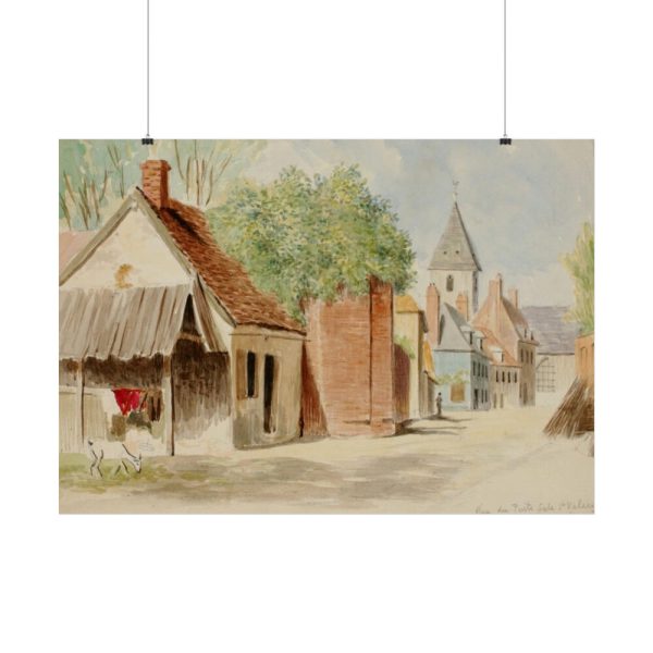 92409-311.jpg Rue du Puits Sale, St. Valery by Miner Kilbourne Kellogg Poster