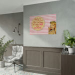 Glamorous Retro Woman With Humourous Sign Poster - Image 10
