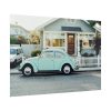 Vintage Car and House Poster