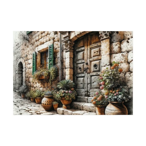 92409-405.jpg Mediterranean Street Scene Poster