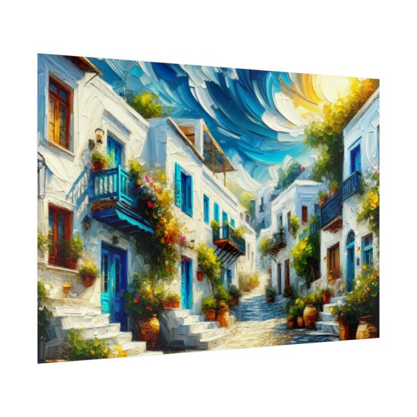Greek Street Mood Poster