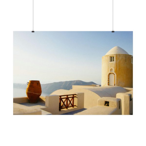 Beautiful Architecture in Greece Poster