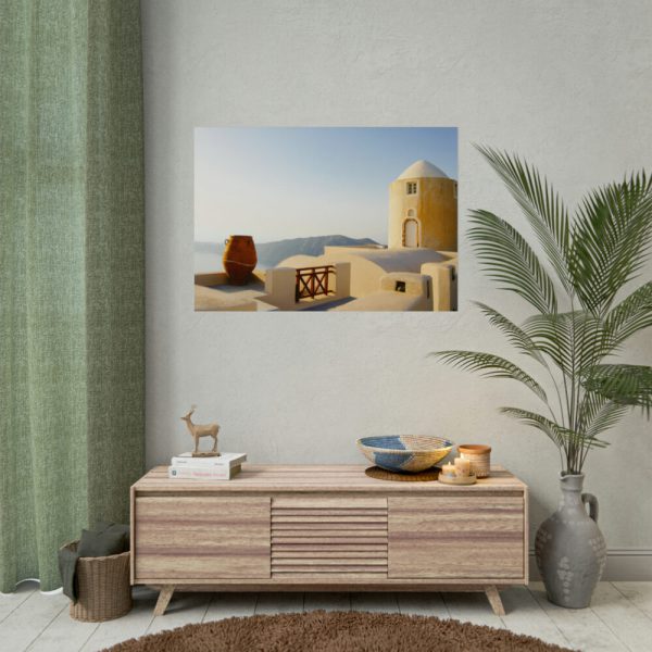 Beautiful Architecture in Greece Poster