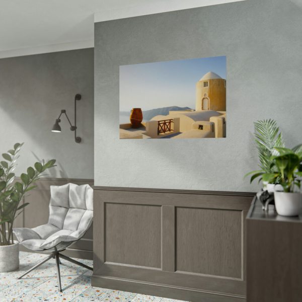 Beautiful Architecture in Greece Poster