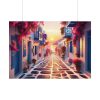 92409-451.jpg Sunset in Greece Poster