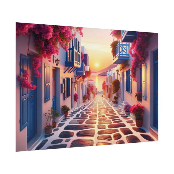 92409-452.jpg Sunset in Greece Poster