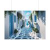 92409-456.jpg White Greek Street Poster
