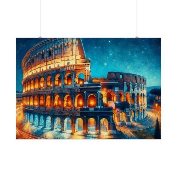 92409-486.jpg Colosseum in Rome During Twilight Poster