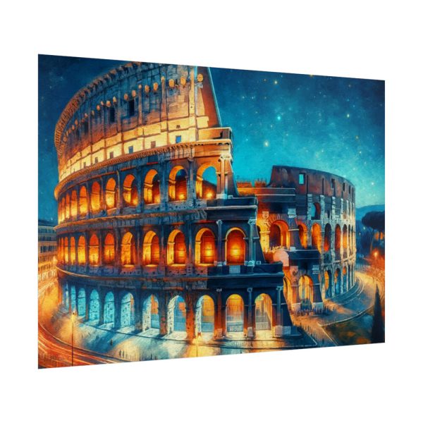 92409-487.jpg Colosseum in Rome During Twilight Poster
