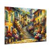 92409-517.jpg Flowerish Street in Italy Poster