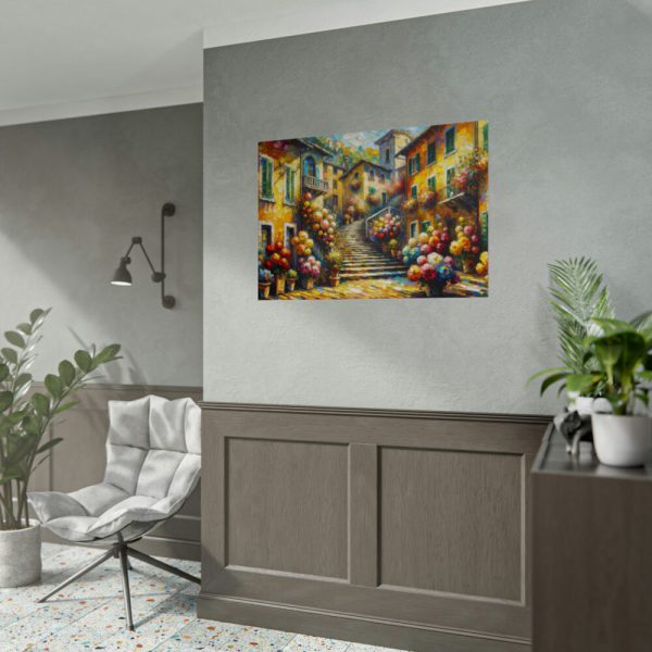 92409-519.jpg Flowerish Street in Italy Poster