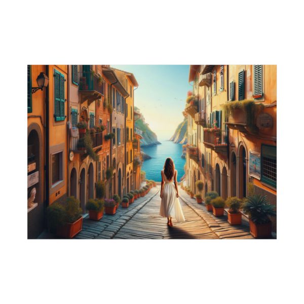 Girl in Italy Poster